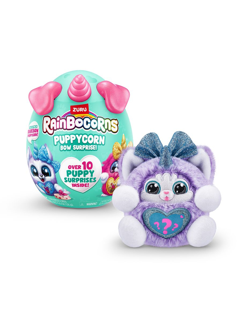 Мягкая игрушка Rainbocorns Puppycorn: Розовый рог