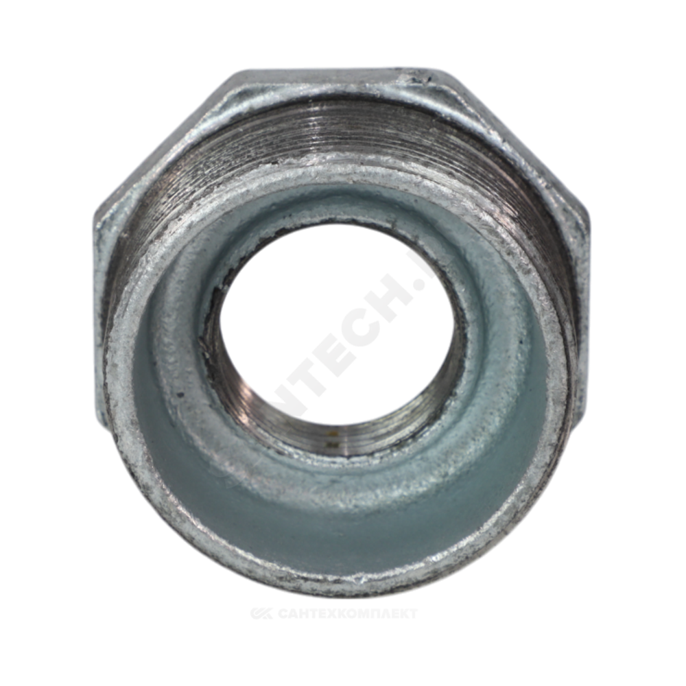 Футорка чугун оц Ду 50х20 (2"х3/4") НР/ВР Fittex PLUS