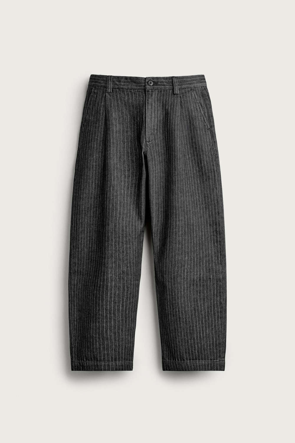 БРЮКИ ЧИНОС RELAXED FIT СО СКЛАДКАМИ — ZARA · 4048/355