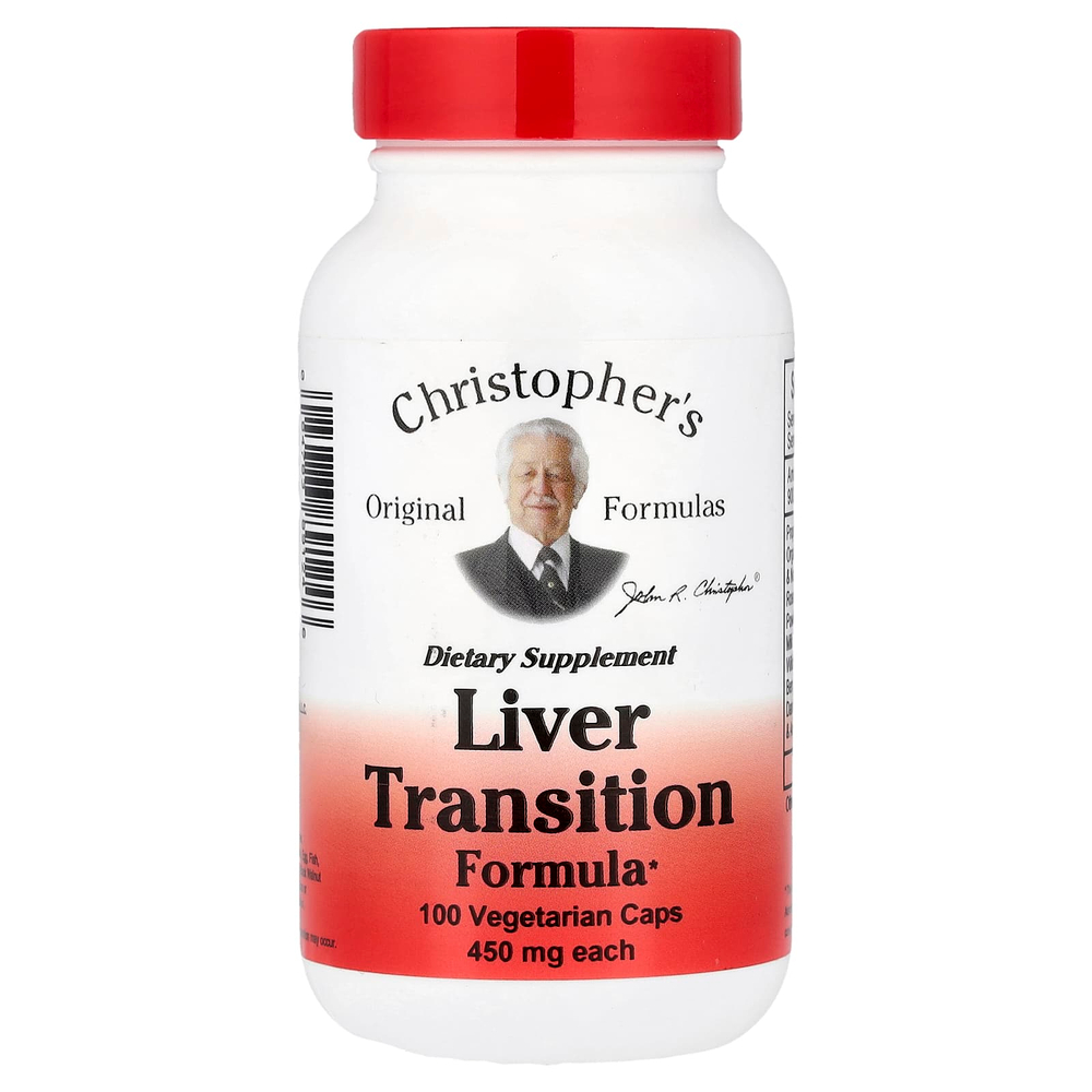 Christopher's Original Formulas, средство для восстановления печени, 100 вегетарианских капсул