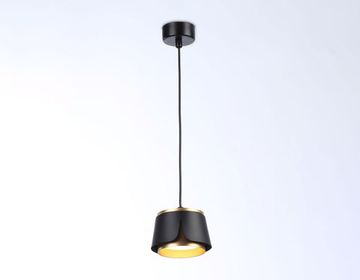Подвесной светильник со сменной лампой 1*GX53 TN71247 BK/GD чёрный/золото Techno family Ambrella