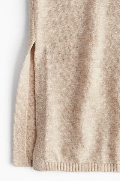 Свободный свитер с кашемиром и разрезами - H&M