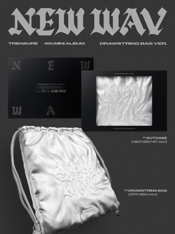 (ПРЕДЗАКАЗ) Альбом TREASURE - NEW WAV 4th Mini Album DRAWSTRING BAG Version (LIMITED)