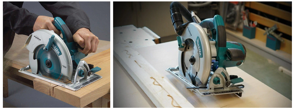 ХИТ! Пила дисковая Makita 1,8 кВт, диск 210/30 мм для продольной и поперечной распиловки древесины глубиной до 75,5 мм 5008MG