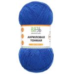 Пряжа Вязь Акриловая тонкая / уп.3 мот. по 100 г, 360 м, 650 синий