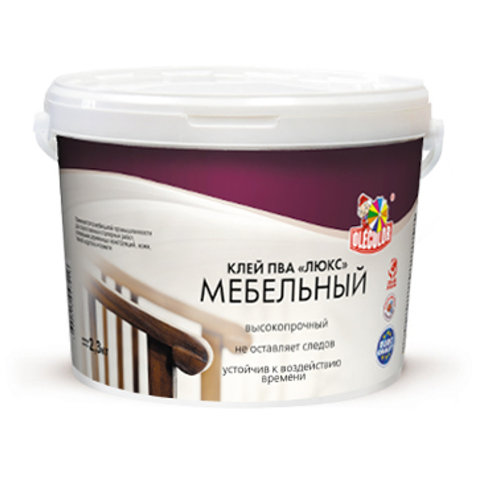 Клей ПВА "Люкс" мебельный 2,3кг OLEKOLOR Россия