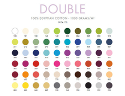 Полотенце для ног 50х80 Abyss & Habidecor Double 100 белое