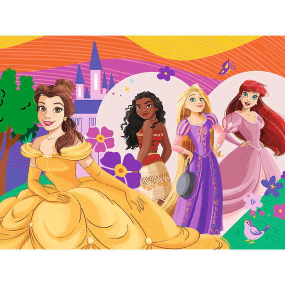 Pazl \ Puzzle \ Пазлы Puzzles - "30" - Trefl Premium Plus Kids - Princesses and friendship / Disney Princess