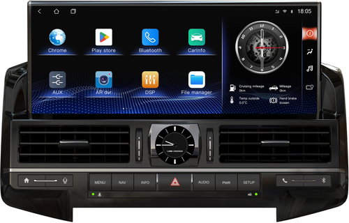 Магнитола для Toyota Land Cruiser 200 2015-2021 (с JBL и 360) - Kuberg ZH-T1269 монитор 12.3" на Android 12, Быстрая, CarPlay, 4G SIM-слот