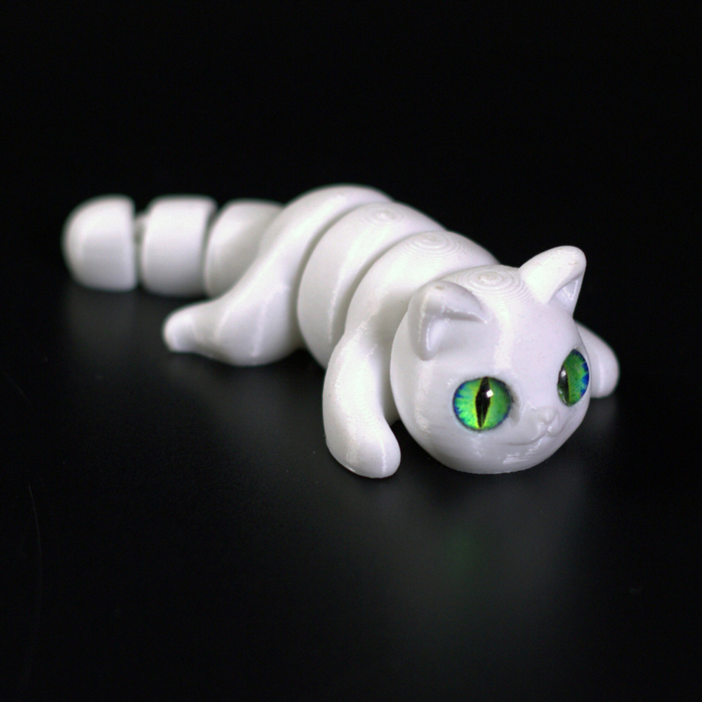 Мини котёнок игрушка антистресс, 10 см., белый