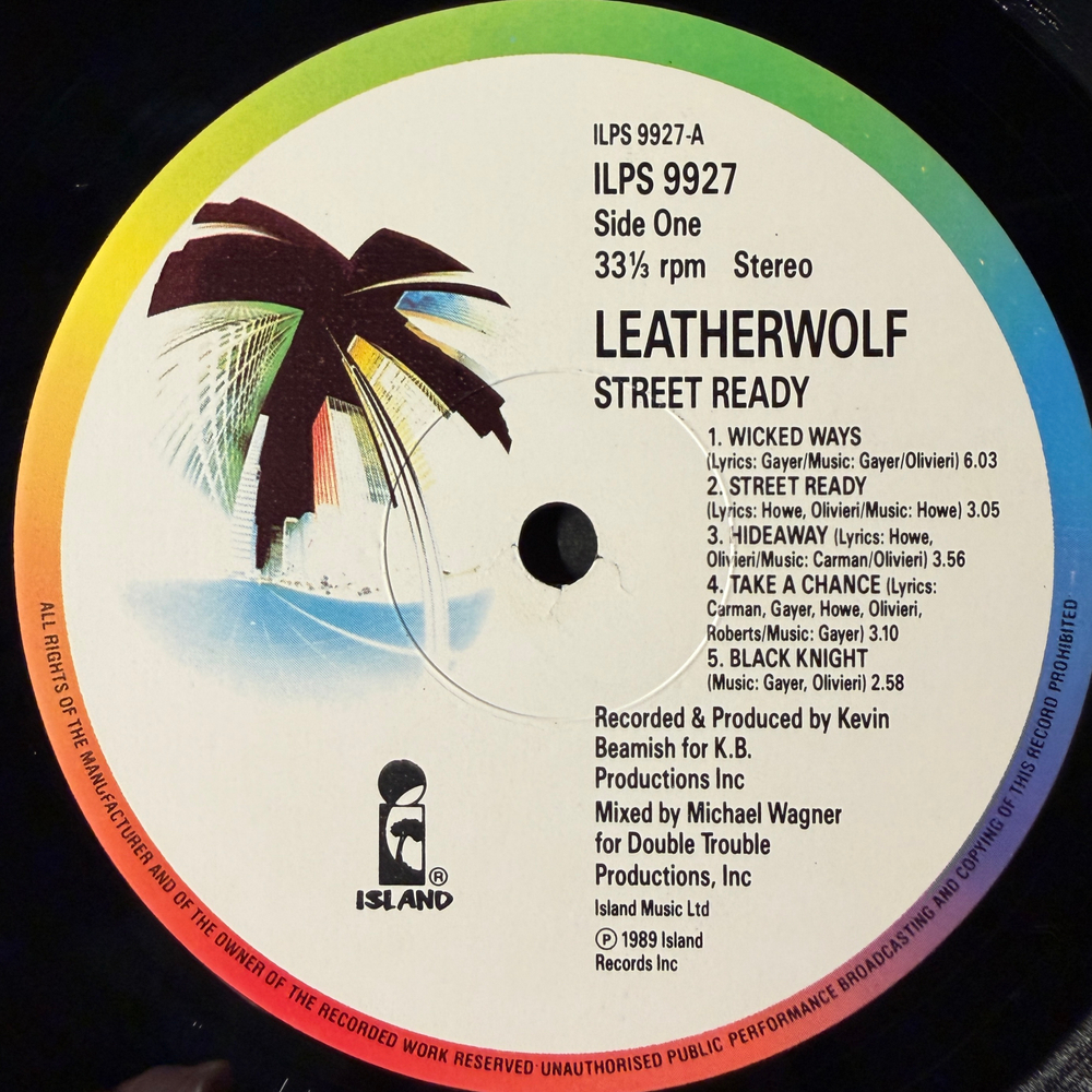 Leatherwolf – Street Ready (Англия 1989г.) Т