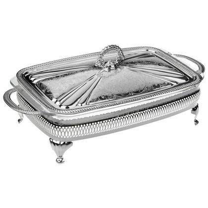 Мармит прямоугольный с крышкой 37х20см Queen Anne
