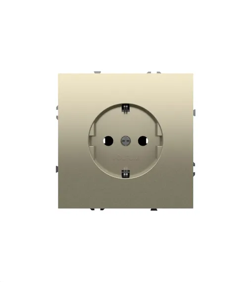 Розетка с заземлением Voltum S70 Кашемир VLS040103