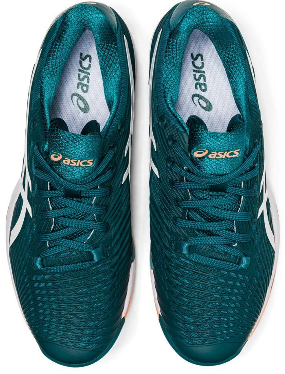 Мужские кроссовки теннисные Asics Solution Speed FF 2 Clay - velvet pine/white