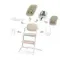 Стульчик Cybex Lemo 4-in-1 Set Sand White + мягкий вкладыш и ремни безопасности