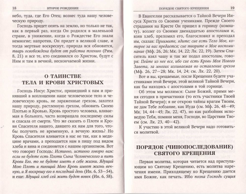 Второе рождение. Огласительные беседы с крещаемыми. Архимандрит Борис (Холчев)