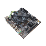 Материнская плата с процессором BaseTech H81M, Socket1150, i3-4160, mATX, Retail, Socket1150, Intel HD Graphics 4400, 2xDDR3, PCIe3.0, 1xM.2, GLAN, PS2, 6xUSB2, 4xUSB3, VGA, HDMI, кулер CPU (BT-H81M-4160)