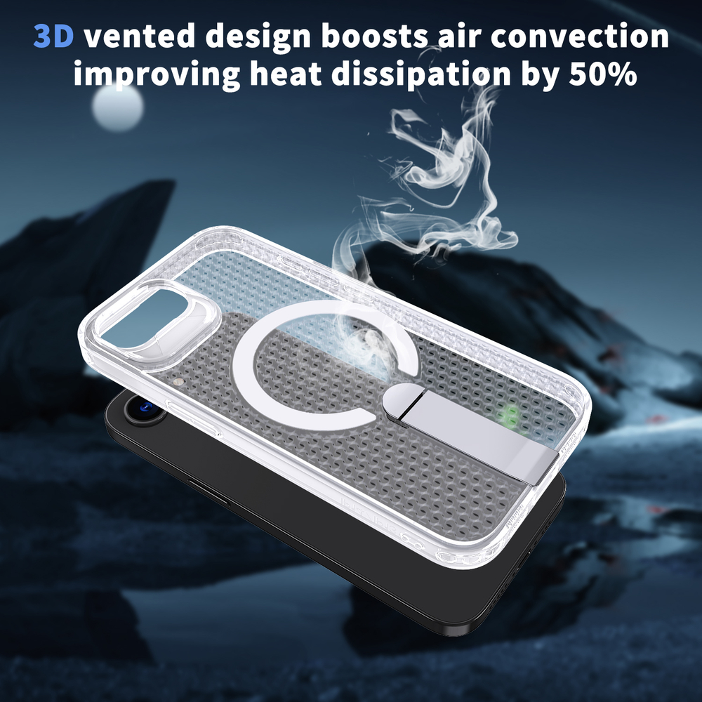 Прозрачный чехол Mesh Pro Magnetic Case для iPhone 16e