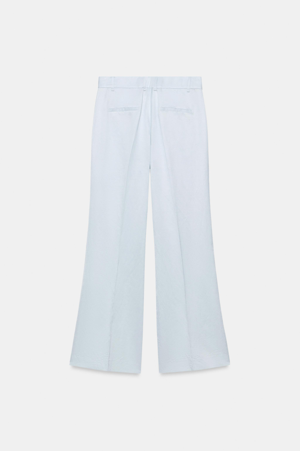 БРЮКИ КЛЕШ ИЗ СМЕСОВОГО ЛЬНА — ZW COLLECTION — ZARA