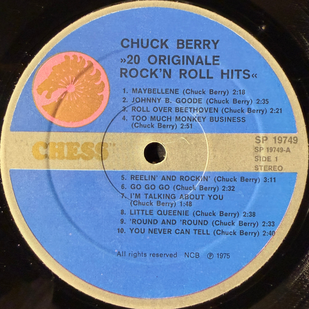 Chuck Berry - 20 Originale Rock'N' Roll Hits (Скандинавия 1975г.)