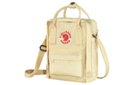 Fjallraven Kanken 2.5L Storage Bag, Portable Crossbody Bag, Shoulder Bag, Outdoor Bag Vinylon Eggshell White Unisex
