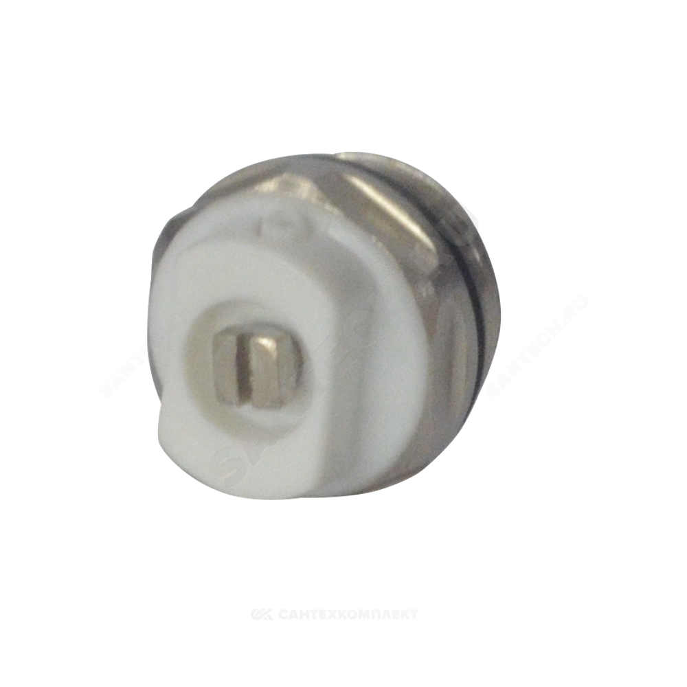 Кран Маевского ручной латунь Ду 15 Ру10 G1/2" НР под отвертку Ogint