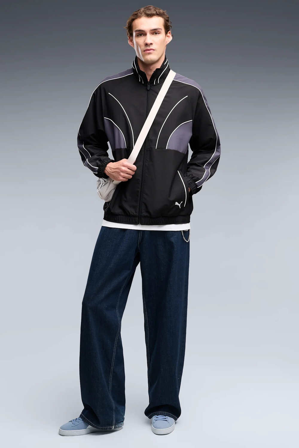 Толстовка мужская PUMA T7 Relaxed Woven Track Jacket Cutline