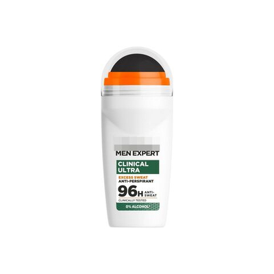 Шариковый антиперспирант Men Expert Derma Control 96 часов, без спирта, 50 мл (Франция)