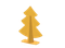 Перегородка фигурная "Елка" 120х40х160