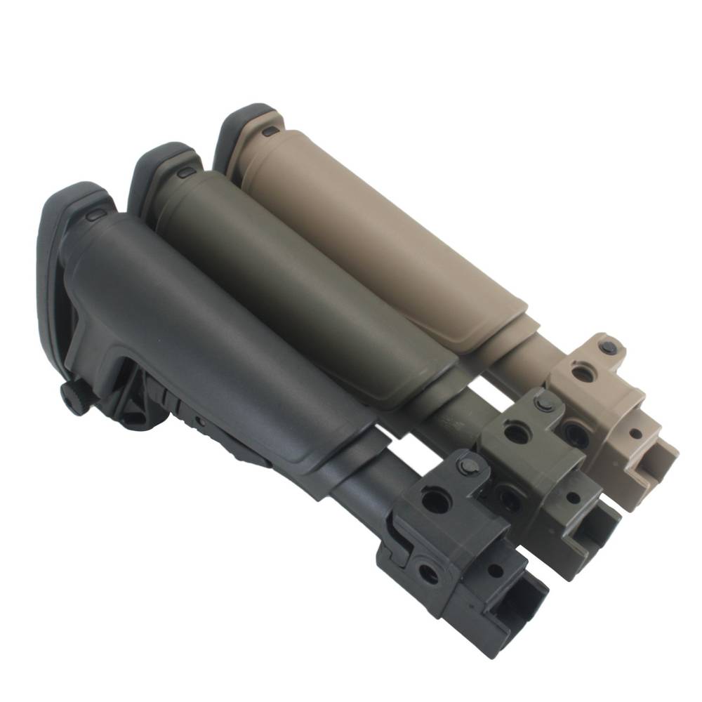 Пластиковый приклад на АК-74, DLG Tactical. Черный