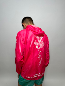 Ветрозащитная куртка для бега TRS pink QR