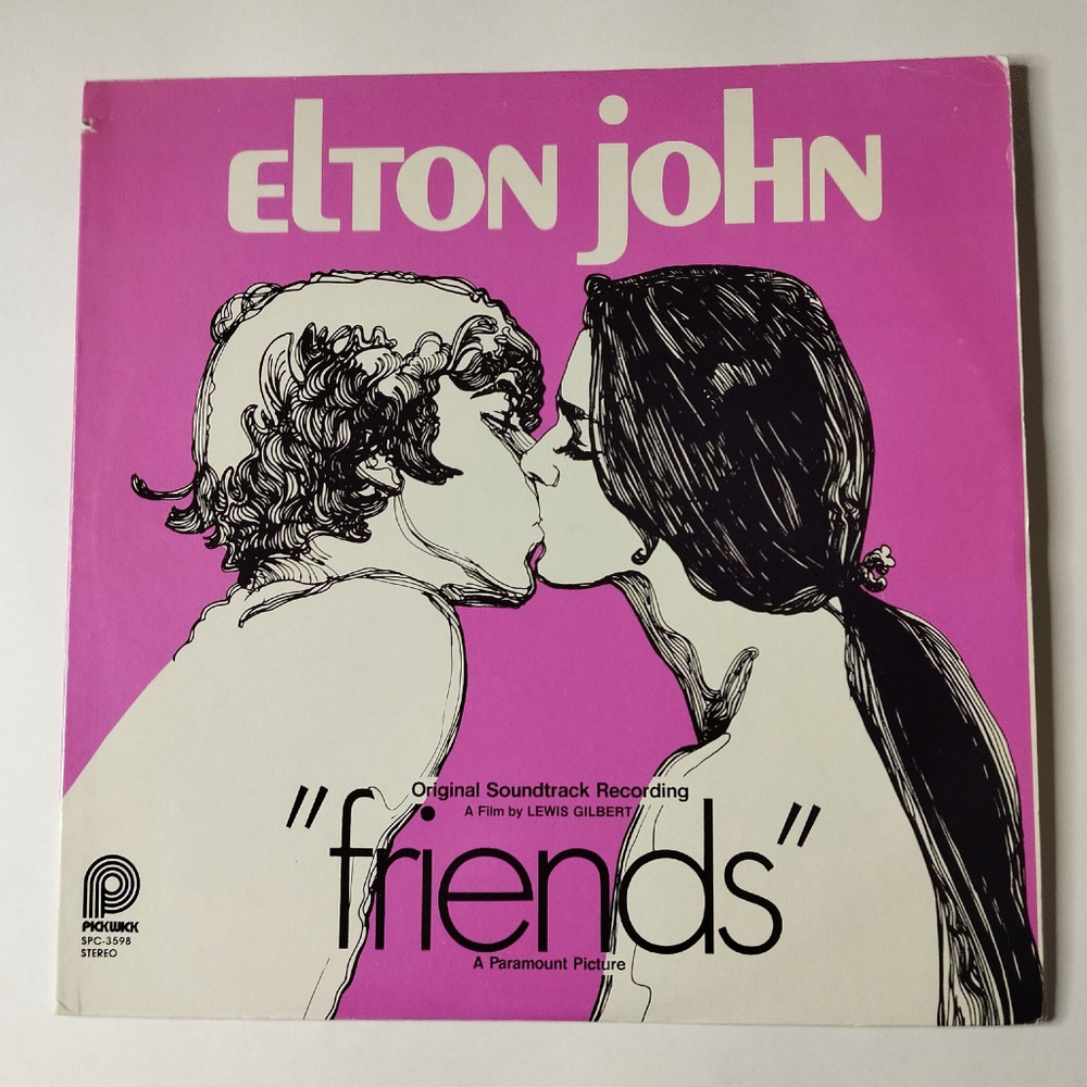 Винтажная виниловая пластинка LP Elton John Friends (Soundtrack Recording) (USA 1978)