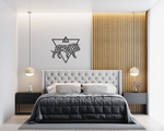 Деревянный декор настенный, панно, сборная модель EWA Design Знаки Зодиака Лев
