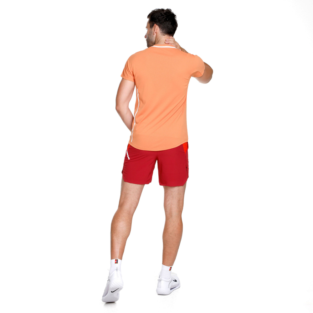 Мужское теннисное поло Nike Court Slam Polo Men - Orange, Multicoloured