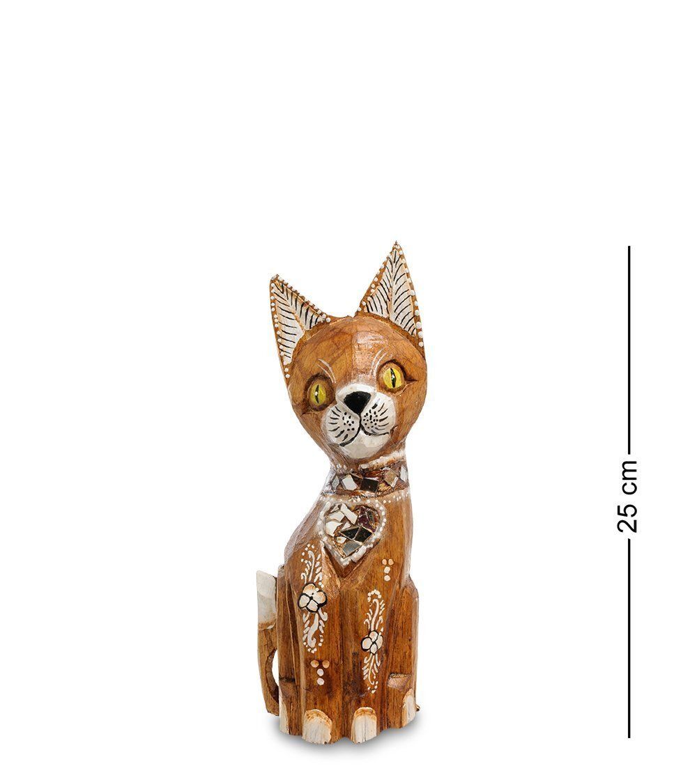 99-136 Фигурка «Кошка» н-р из трех 30,25,20 см (албезия, о.Бали)
