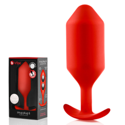 b-Vibe Snug Plug 6 - Анальная пробка для ношения