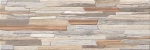 Настенная плитка ALMA Ceramica TWA11ART024 Arteo 60x20 коричневая матовая под дерево