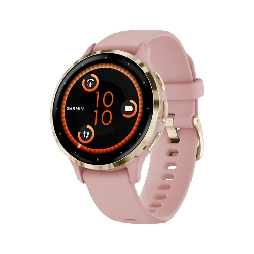 Умные часы Garmin Venu 3S, 41mm, Soft Gold / Dust Rose (010-02785-03)