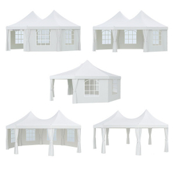 Шатер для мероприятий Green Glade Octagon (сторона 250 см, площадь 30 м²)