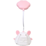 Настольная лампа «Милая зверушка» LED 11,5*8,6*31 см, USB 0.6w 5V, Бело-розовый
