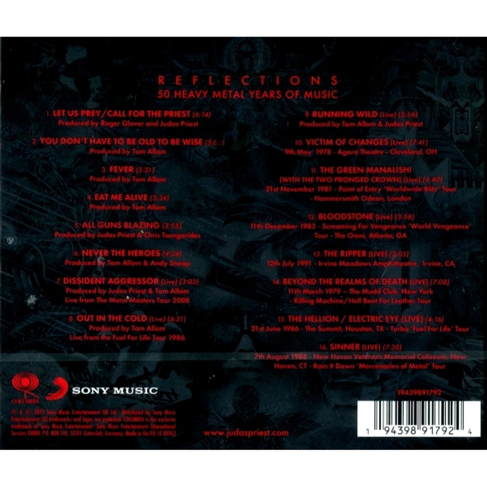 Judas Priest / Reflections - 50 Heavy Metal Years Of Music (CD)