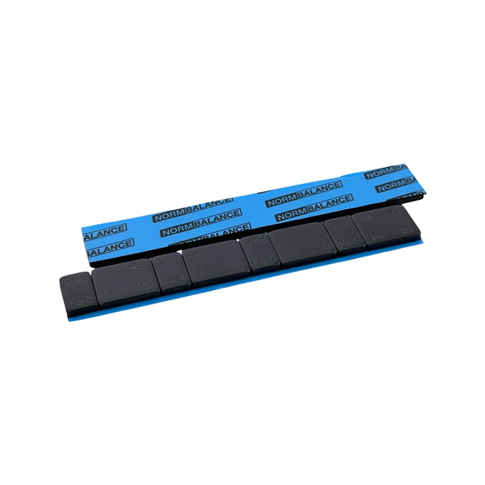 Груза адгезивные FE-081B 5-10 гр (Синий скотч) (Черная эмаль) (100 шт.)