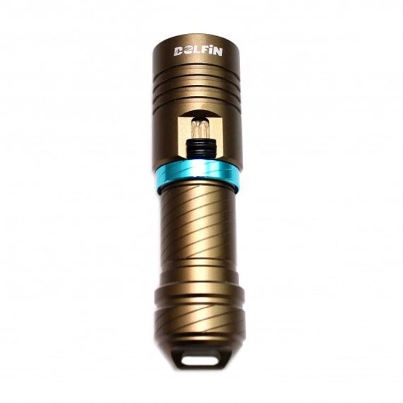 Фонарь DELFiN D7 1200 lm теплый свет