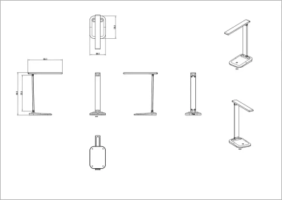 Офисная настольная лампа Arte Lamp LONDON A5124LT-1BK, 1хLED