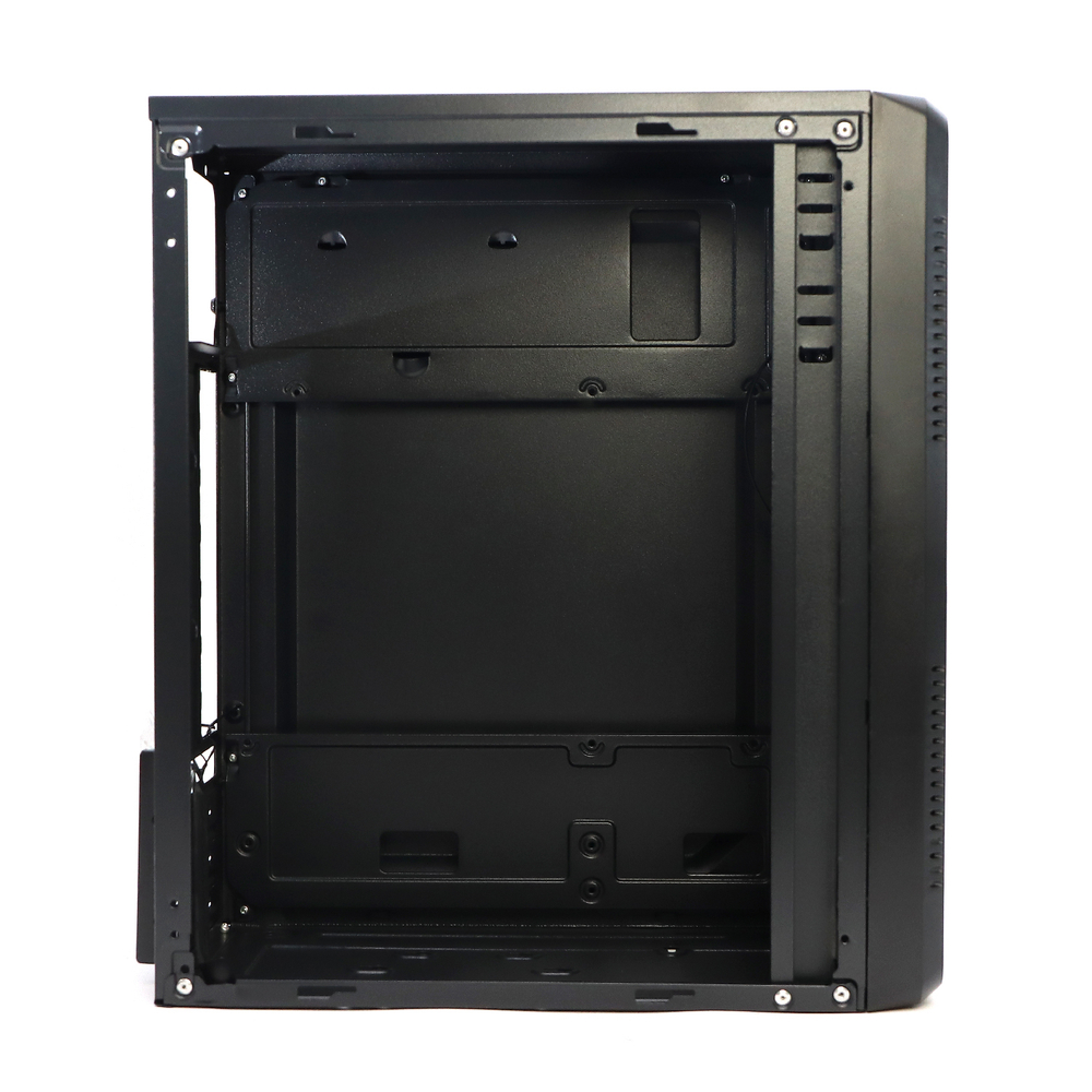 Корпус ТЕСЛА (TESLA) 1703BM, Без БП, mATX, чёрный, 2xUSB2 (TSL-1703-BM)