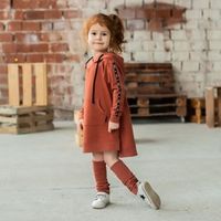 Платье-худи "Bb team" Терракот меланж