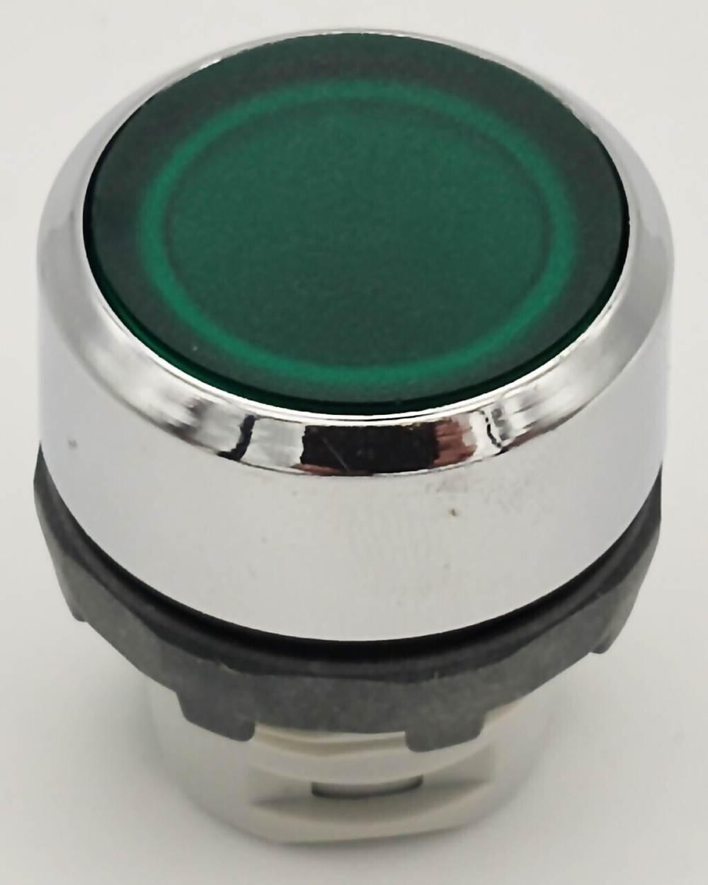 2шт Кнопка лампа зелёная  светосигнальная ABB MP1-30G с фиксацией 1SFA611100R3002