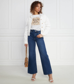Джинсы ANKLE wide leg GUESS - темно-синий(W3YA49 D52M1)