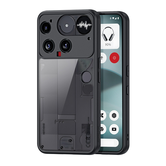 Чехол прозрачный с мягкими рамками от Dux Ducis для Nothing Phone 3, серия Aimo Series Case