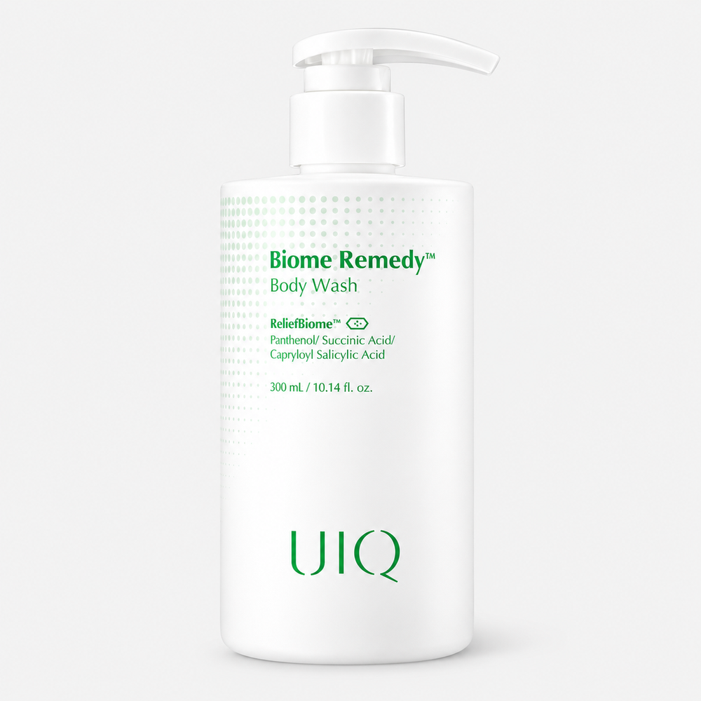 UIQ Biome Remedy Body Wash Мягкий обновляющий гель для душа с пробиотиками и LHA-кислотой, 300 мл UIQ Biome Remedy Body Wash Мягкий обновляющий гель для душа с пробиотиками и LHA-кислотой, 300 мл